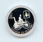 2000 Canada 1 Oz Silver $20 "the H.s. Taylor Steam Buggy" W/ Case & Coa - AZ320. Fixed Price $135.00.