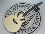 Ovation 6868AX-6P Standard Elite Pearl White Yngwie Substitute Super Shallow Saf. Fixed Price $1310.93.