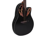 Ovation Celebrity Elite CE44-5 A/e Guitar Black Factory Direct B-stock. Fixed Price $364.99.