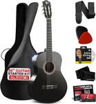 Beginner Acoustic Guitar Kit, 3/4 Junior Size All Wood Instrument With Full Acce. Fixed Price $132.99.