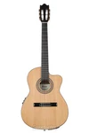Ibanez GA34STCE Thinline Nylon-string Acoustic-electric Guitar Natural High. Fixed Price $429.99.