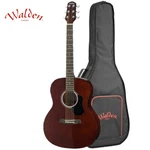 Walden O351E Standard Mahogany Orchestra Acoustic Electric Guitar With Gig Bag. Fixed Price $279.00.