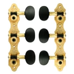 Ovation Satin Gold Tuning Machines Set, Ebony Pegs, For Classic Guitars. Fixed Price $171.99.