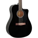 Fender CD60SCE Dreadnought Acousticelectric Guitar Black. Fixed Price $349.99.