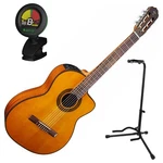 Takamine GC1CE Series Acoustic-electric Classical Guitar, Natural W/ Stand. Fixed Price $469.00.