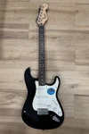 Squier Strat Affinity Series Electric Guitar Black W Fender Gig Bag Strap 6-STR. Fixed Price $115.00.