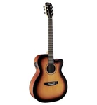 Austin Guitars 6 String Acoustic Guitar, Right (AA25OSECSB). Fixed Price $254.73.