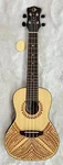 Luna Uke Tapa Concert Solid Spruce Top Acoustic Electric Ukulele W/ Bag. Fixed Price $149.00.