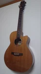 Acoustic Guitar Morris SC-60 Natural Cedar Solid Wood Top Mahogany Neck. Fixed Price $1462.00.