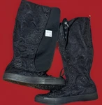 Converse All Star Xxhi Chuck Taylor Black Lacey Flowers New! Htf 15 M 13. Fixed Price $110.00.