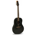 Ovation Ultra E-acoustic Guitar 1516PBM Mid/non-cutaway, Pitch Black. Fixed Price $799.00.