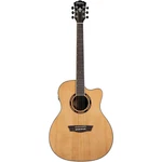 Washburn Apprentice AG70CEK Grand Auditorium Acoustic Electric Guitar With Case. Fixed Price $499.00.
