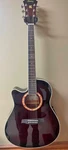 Ibanez Acoustic Electric Left Handed AEF18LE - Dark Violin Sunburst High Gloss. Fixed Price $240.00.