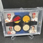 2013 Museum Collection Garcia Holliday Bob Gibson Stan Musial Quad Game Used /99. Fixed Price $150.00.