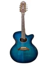 Crafter Acoustic Electric Mandolin Model M70 Marine Blue Finish Excellent. Fixed Price $296.16.