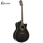 Crafter Noble Series Small Jumbo Acoustic Electric Guitar Black Tbk. Fixed Price $489.99.