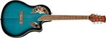 Harley Benton HBO-850 Blue Ovation Type, Electrified Roundback Acoustics. Fixed Price $233.05.