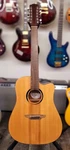 Luna Wabi DC12 Dreadnought 12-STRING Natural Cutaway Solid Top GS-002. Fixed Price $420.00.