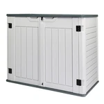 Courtyard Storage Box For Patio Furniture Cushion Swimming Pool Toys Garden Tool. Fixed Price $294.99.