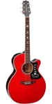 Takamine GN75CE-WR Wine Red Nex Cutaway Body Acoustic Electric Solid Top Guitar. Fixed Price $799.99.