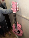 Alpine Acoustic 6 Guitar Pink K55 Pnk Cb 32" Pick Up Austin Tx No Strings. Fixed Price $223.00.