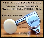 Takamine Series Treble Side Tuner Single Not Set / GKMH007CR 6 String. Fixed Price $36.95.