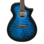 Used Ibanez AEWC16QA A/e Guitar - Transparent Blue Sunburst High Gloss. Fixed Price $329.99.