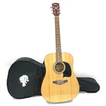 Lyon By Washburn LG2TPAK Acoustic Guitar W/ On-board Tuner & Case. Fixed Price $74.99.